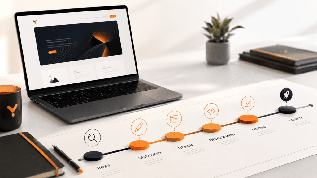 Planning des étapes nécessaires pour créer un site internet professionnel