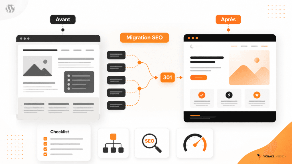 Méthode de refonte d’un site WordPress avec migration SEO et redirections